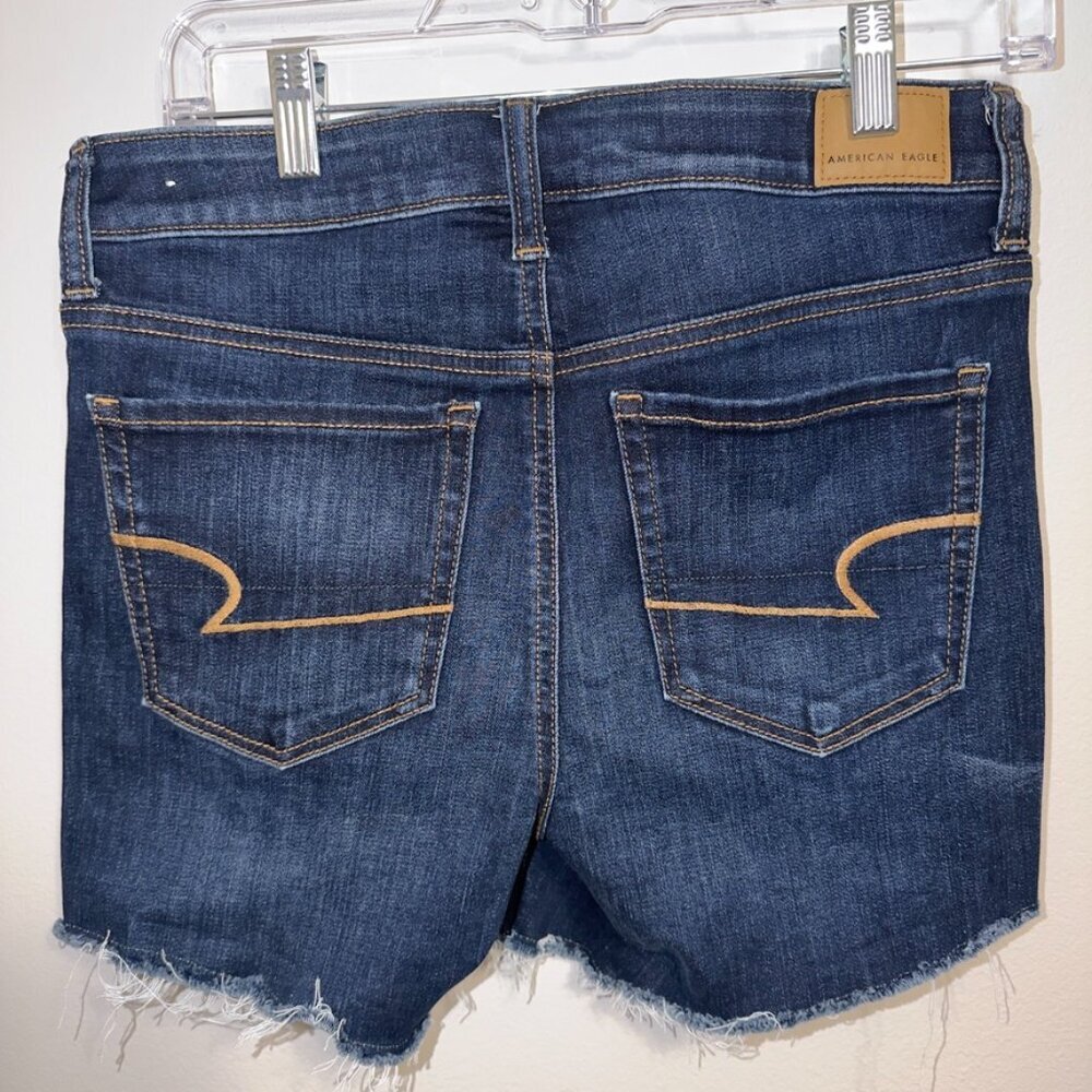 American Eagle Next Level Stretch High Rise Shortie Shorts Size 6 - Picture 6 of 6